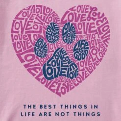 Women's Best Things Paw Heart Crusher Tank 19 Women's Best Things Paw Heart Crusher Tank -LIFE IS GOOD SHOP 159004 2