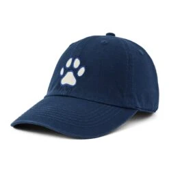 Adult Unisex Embroidered Paw Chill Cap