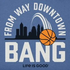 Men's From Way Downtown Bang Short Sleeve Tee 7 Men's From Way Downtown Bang Short Sleeve Tee -LIFE IS GOOD SHOP 159557 2