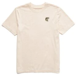 Men's Embroidered Jumping Fish Short Sleeve Crusher Tee