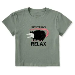 Women's Note To Self: Relax Crusher-LITE Shrunken Tee