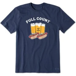 Men's Full Count Short Sleeve Tee -LIFE IS GOOD SHOP 160022 1