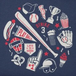 Men's Baseball Medley Short Sleeve Tee -LIFE IS GOOD SHOP 160029 2
