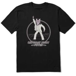 Men's Caturday Night Fever Dream Short Sleeve Tee 6 Men's Caturday Night Fever Dream Short Sleeve Tee -LIFE IS GOOD SHOP 160540 1