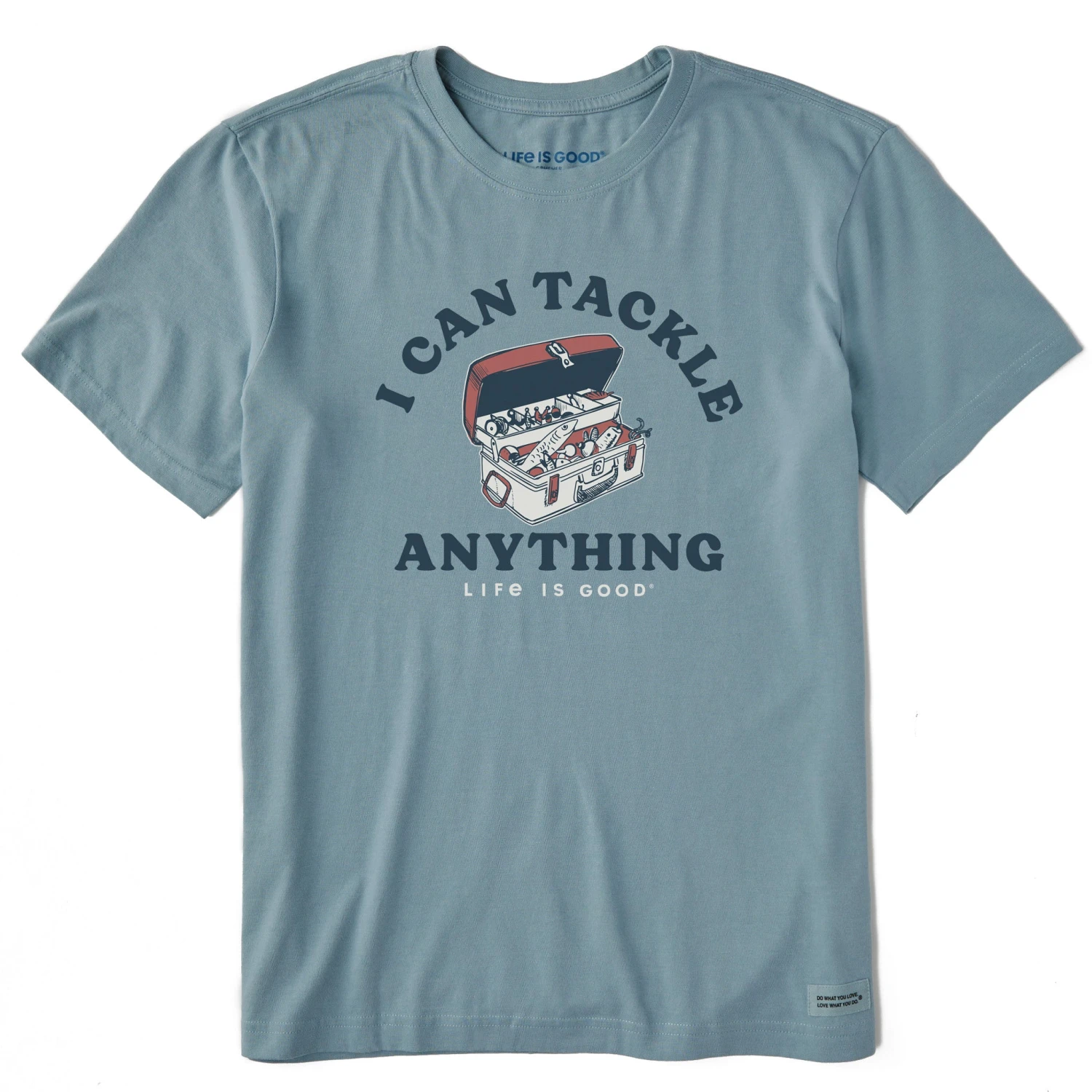 Men's I Can Tackle Anything Short Sleeve Crusher Tee 1 Men's I Can Tackle Anything Short Sleeve Crusher Tee