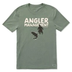Men's Angler Management Short Sleeve Crusher-LITE Slim Fit Tee