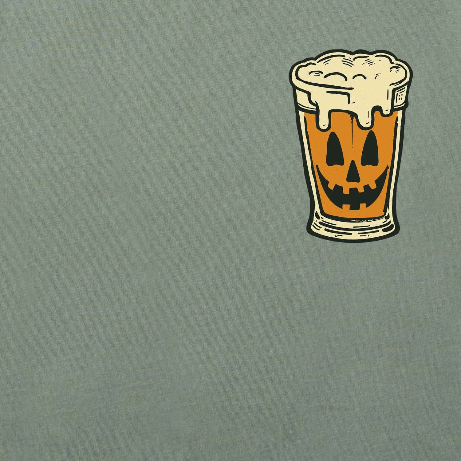 Men's Hoppy Halloween Mini Long Sleeve Crusher Tee 2 Men's Hoppy Halloween Mini Long Sleeve Crusher Tee - Image 2