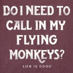 Women's FLYING MONKEY Long Sleeve Crusher Tee -LIFE IS GOOD SHOP 161935 2