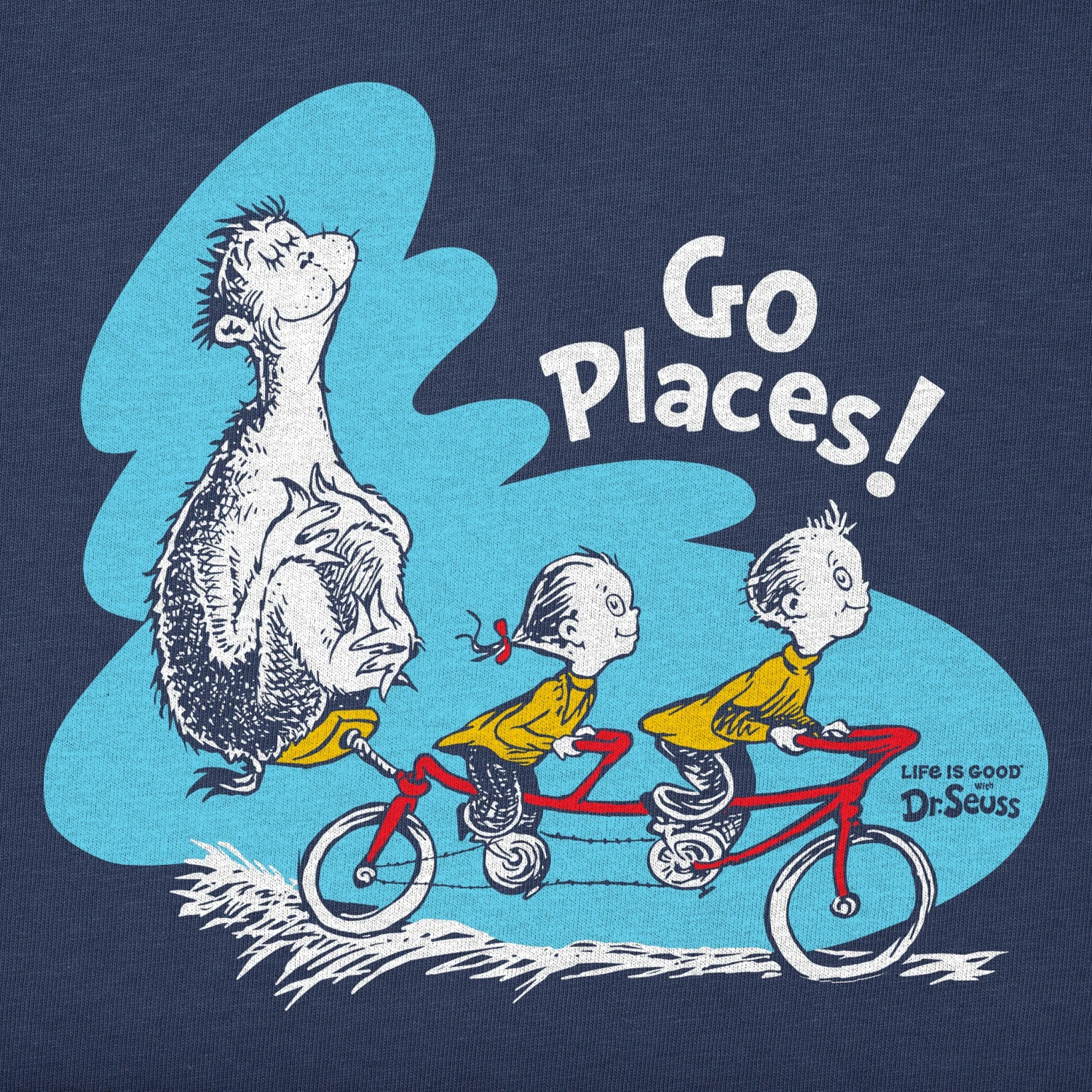 Men's Dr. Seuss Go Places Short Sleeve Tee 2 Men's Dr. Seuss Go Places Short Sleeve Tee - Image 2