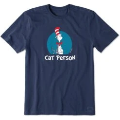 Men's Dr. Seuss Cat Person Short Sleeve Tee -LIFE IS GOOD SHOP 162064 1