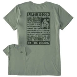 Women's Berts Tree Manifesto Short Sleeve Crusher Tee -LIFE IS GOOD SHOP 162274 1