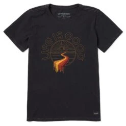 Women's Feel The Flow Short Sleeve Tee -LIFE IS GOOD SHOP 163344 1