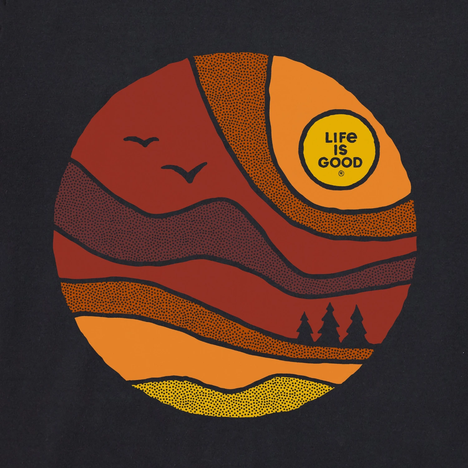 Men's Golden Hour Landscape Short Sleeve Tee 5 Men's Golden Hour Landscape Short Sleeve Tee - Image 5