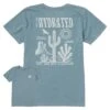 Women's Stay Hydrated Cactus Short Sleeve Crusher Tee