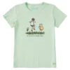 Women's Get Out Your Seat And Jump Around Short Sleeve Crusher Tee