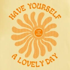 Women's Have Yourself A Lovely Day Short Sleeve Tee -LIFE IS GOOD SHOP 164921 2