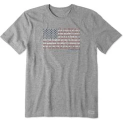 Men's Constitution Flag Short Sleeve Tee -LIFE IS GOOD SHOP 165026 1