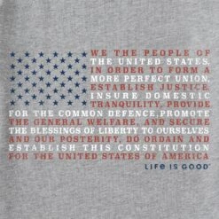 Men's Constitution Flag Short Sleeve Tee -LIFE IS GOOD SHOP 165026 2