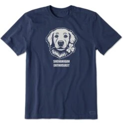 Men's Bert's Shenanigan Enthusiast Golden Short Sleeve Crusher Tee