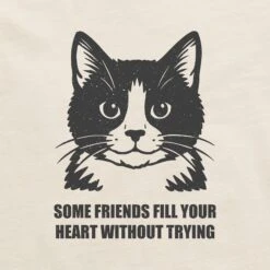 Men's Bert's Fill Your Heart Tuxedo Cat Short Sleeve Crusher Tee -LIFE IS GOOD SHOP 165292 2