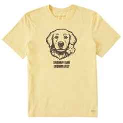 Men's Bert's Shenanigan Enthusiast Golden Short Sleeve Crusher Tee -LIFE IS GOOD SHOP 165298 1