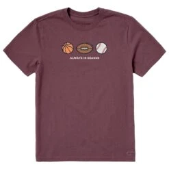 Men's Always In Season Short Sleeve Crusher Tee