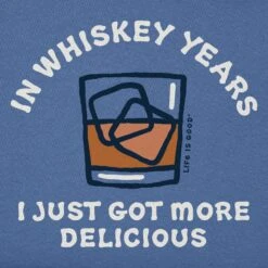 Men's In Whiskey Years Delicious Short Sleeve Tee -LIFE IS GOOD SHOP 165690 2