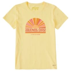 Women's Buenos Dias Short Sleeve Tee -LIFE IS GOOD SHOP 166636 1