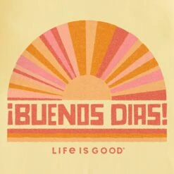 Women's Buenos Dias Short Sleeve Tee -LIFE IS GOOD SHOP 166636 2