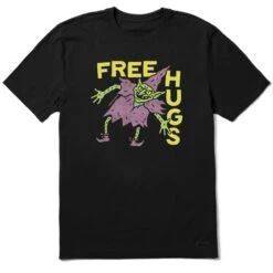 Men's Free Hugs Goblin Short Sleeve Tee -LIFE IS GOOD SHOP 166737 1