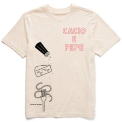Men's Cacio E Pepe Short Sleeve Crusher Tee