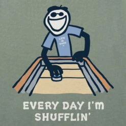 Men's Every Day I'm Shufflin' Short Sleeve Tee -LIFE IS GOOD SHOP 167012 2