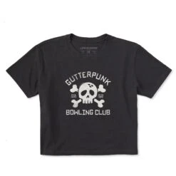 Women's Gutterpunk Bowling Club Short Sleeve Crusher Boxy Tee