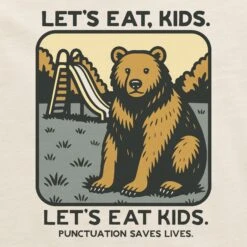 Men's Bert's Shirts Let's Eat Kids Short Sleeve Crusher Tee -LIFE IS GOOD SHOP 167628 2