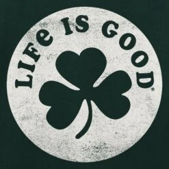 Men's Clover Coin Short Sleeve Crusher Tee -LIFE IS GOOD SHOP 167727 2