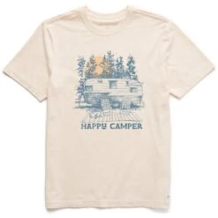 Men's Happy Camper Forest Short Sleeve Crusher Tee