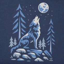 Women's Lone Wolf Short Sleeve Tee -LIFE IS GOOD SHOP 168434 2