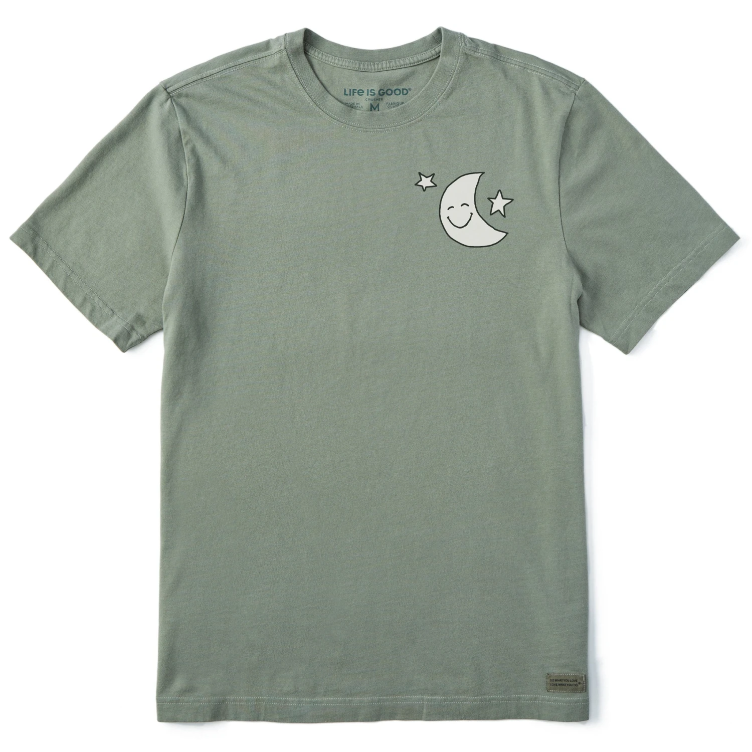 Men's Bert's Smile Moon Short Sleeve Crusher Tee 5 Men's Bert's Smile Moon Short Sleeve Crusher Tee - Image 5