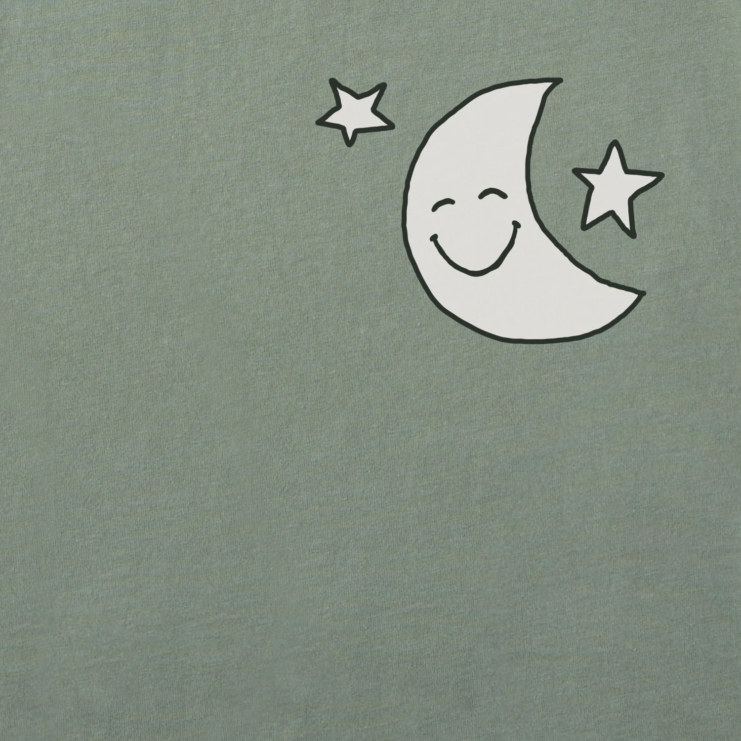 Men's Bert's Smile Moon Short Sleeve Crusher Tee 7 Men's Bert's Smile Moon Short Sleeve Crusher Tee - Image 7