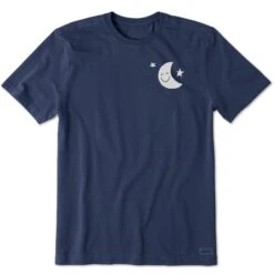 Men's Bert's Smile Moon Short Sleeve Crusher Tee 28 Men's Bert's Smile Moon Short Sleeve Crusher Tee -LIFE IS GOOD SHOP 169572 1