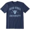 Men's Good Vibes University Short Sleeve Tee
