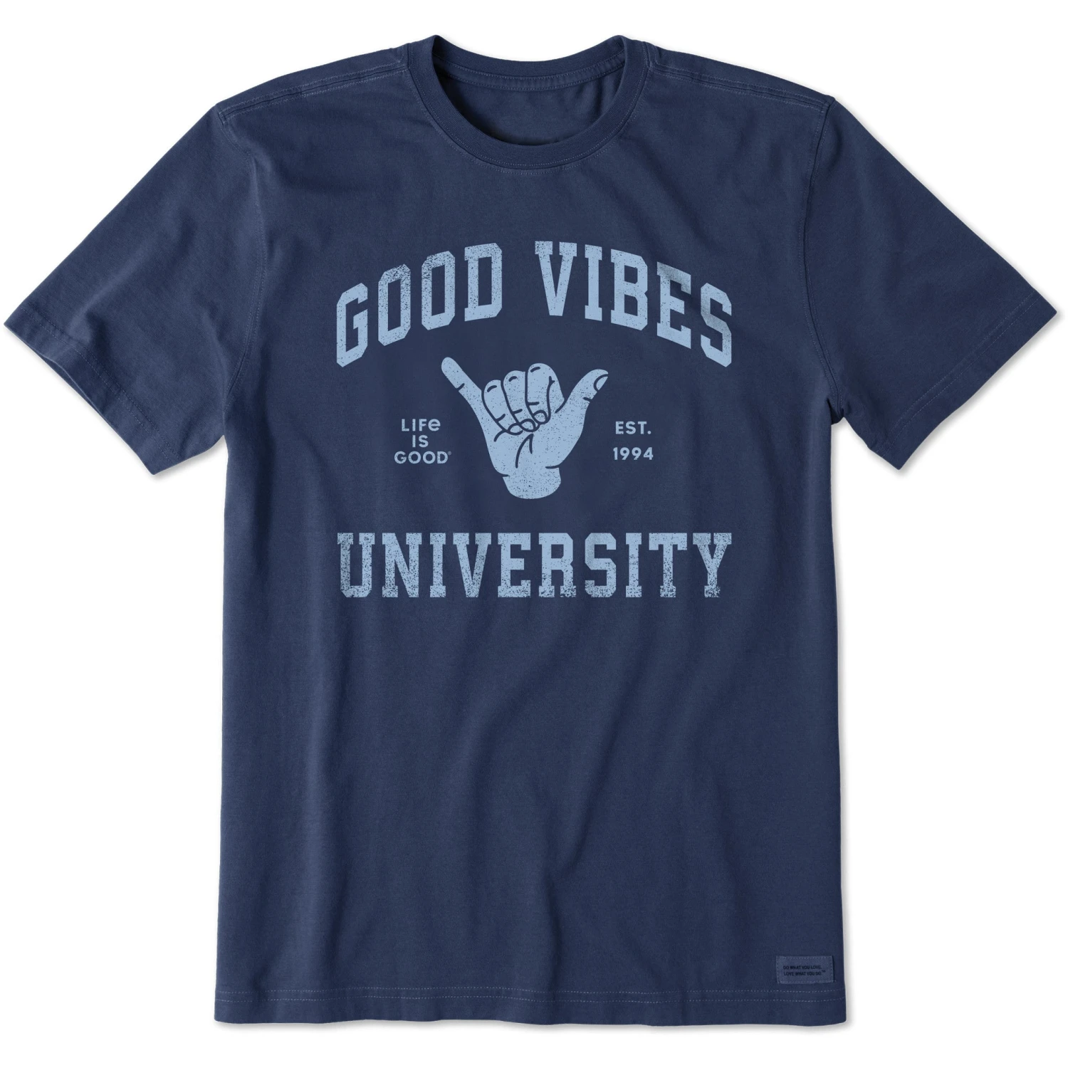 Men's Good Vibes University Short Sleeve Tee 3 Men's Good Vibes University Short Sleeve Tee - Image 3