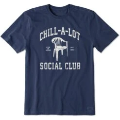 Men's Chill-a-lot Social Club Short Sleeve Tee -LIFE IS GOOD SHOP 170553 1