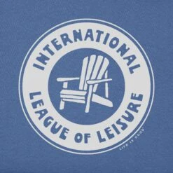 Men's International League Of Leisure Short Sleeve Tee -LIFE IS GOOD SHOP 170618 2
