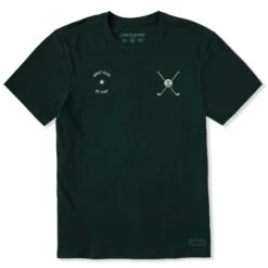 Men's Best Dad By Par Medley Short Sleeve Crusher Tee