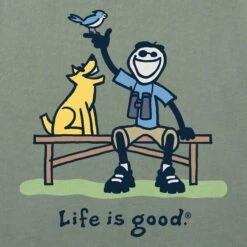 Men's Jake And Rocket Birding Short Sleeve Tee -LIFE IS GOOD SHOP 172648 2