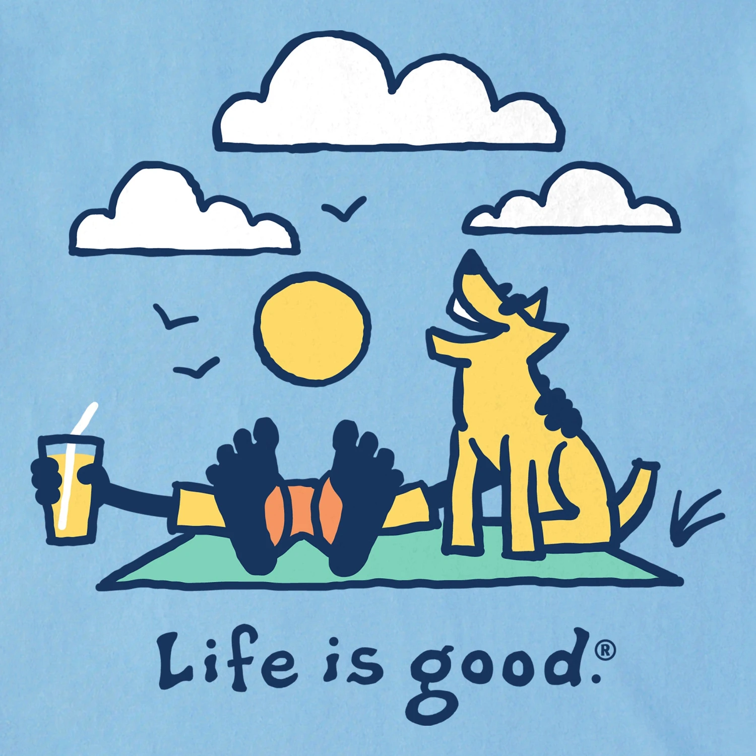 Men's Jake And Rocket Clouds Short Sleeve Crusher Tee 2 Men's Jake And Rocket Clouds Short Sleeve Crusher Tee - Image 2