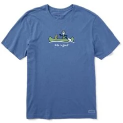 Men's Jake And Rocket Canoe Short Sleeve Tee 6 Men's Jake And Rocket Canoe Short Sleeve Tee -LIFE IS GOOD SHOP 172651 1
