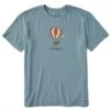Men's Jake And Rocket Balloon Short Sleeve Crusher Tee
