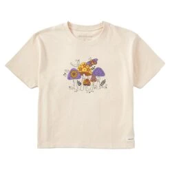 Women's Mushroom Magic Short Sleeve Crusher Boxy Tee